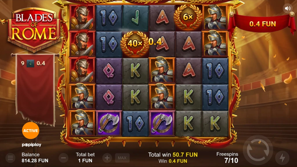 Blades of Rome - Free Spins